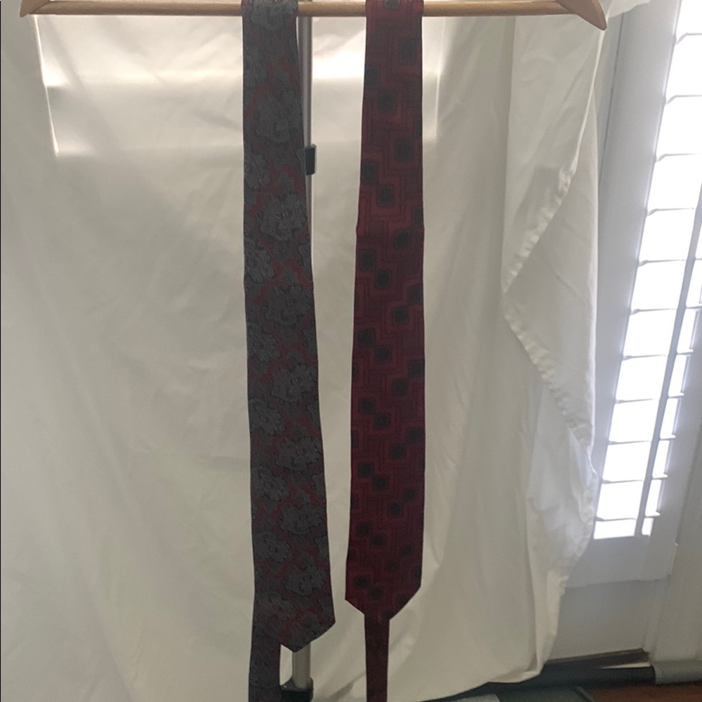 Brooks Brothers Red and Blue Patterned Ties